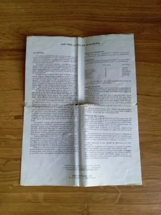 Las Tres Luces de Giarung Juego Spectrum