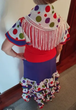 Vestido Sevillana Flamenca Lunares