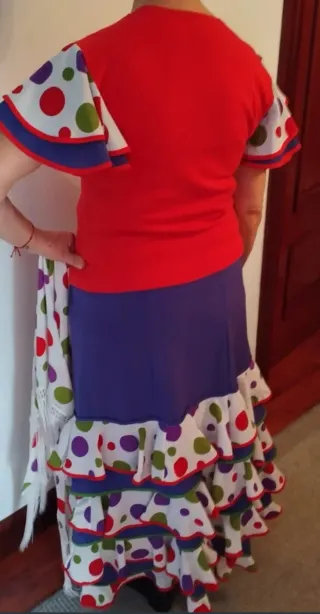 Vestido Sevillana Flamenca Lunares