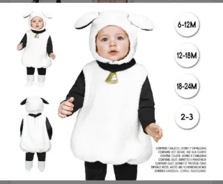 Disfraz Oveja Bebé Tallas 6-24 Meses