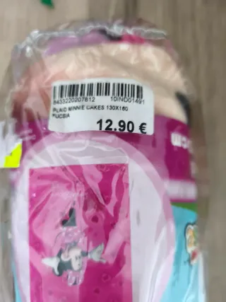 Plaid Disney Minnie 110x140cm