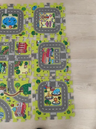 Alfombra de juegos ciudad infantil