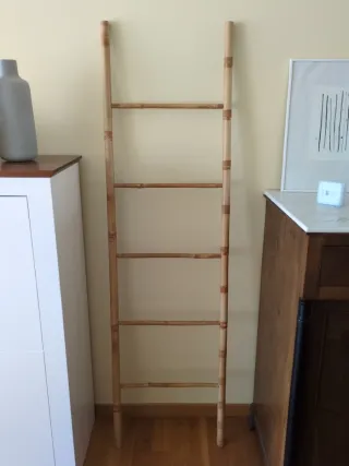 Escalera Toallero Bambú Sklum