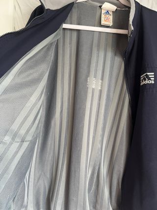 Chaqueta Adidas Azul y Gris