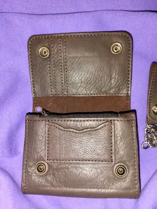 Cartera/Billetera motera con cadena