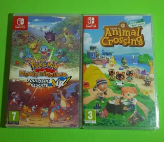 Pack 2 Juegos Nintendo Switch: Pokémon y Animal Cr