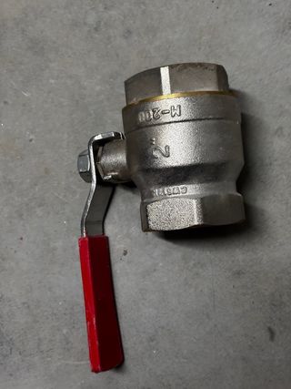 Válvula de bola TMM PN-30 o válvula de esfera.