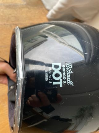 Capacete Biltwell Gringo M Vintage Preto