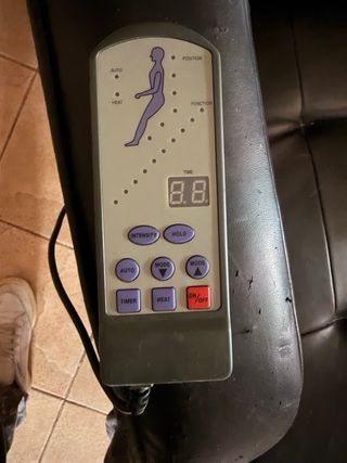 Sillón reclinable con masaje