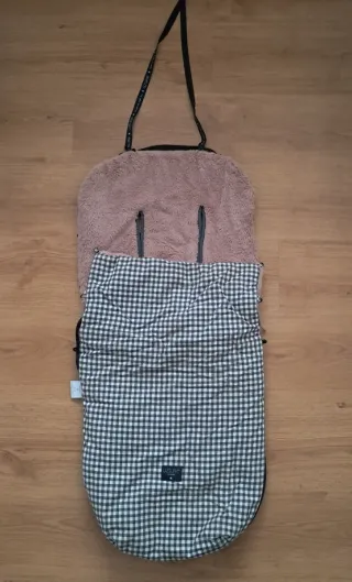 Saco polar cuadros vichy silla paseo