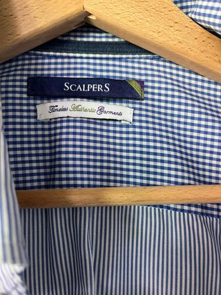 Camisa Scalpers Mil Rayas Azul Talla 39
