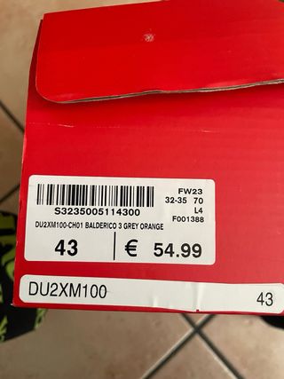 Scarpe Ducati Uomo Nero Arancio