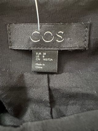 Falda globo COS negra fiesta