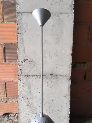 Lámpara Campana Metálica Gris