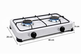 Cocina Gas Portátil 2 Fuegos