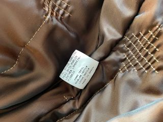 Chaqueta de piel con pelo de zorro