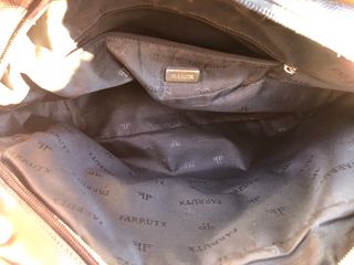 Bolso Farrutx Negro Piel Marrón