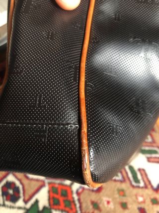 Bolso Farrutx Negro Piel Marrón