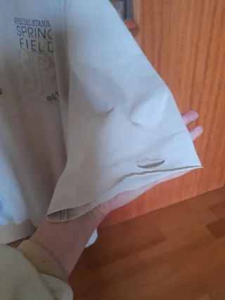 Camiseta Springfield Talla XL Beige