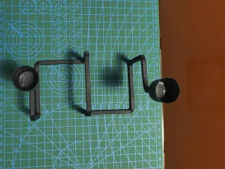 Coppia Portacandele Design Moderno Nero