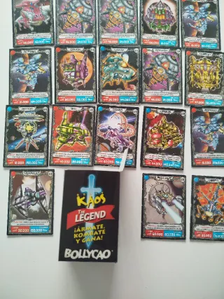 Cromos Bollycao Kaos Legend sin troquelar