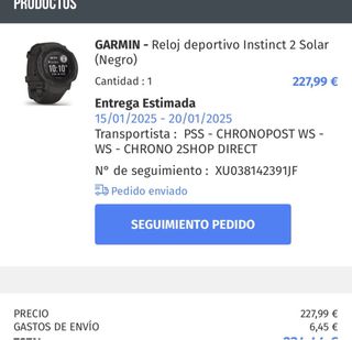 Reloj Deportivo Garmin Instinct Solar