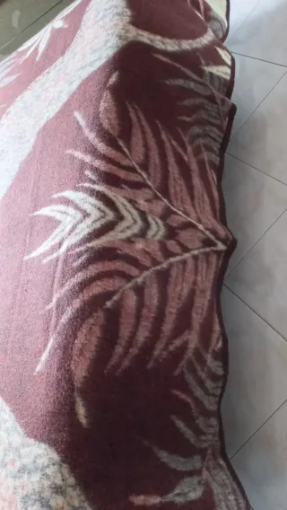 Coperta matrimoniale vintage lana