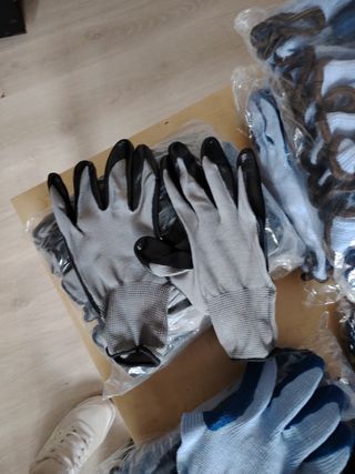 Lote de guantes de trabajo