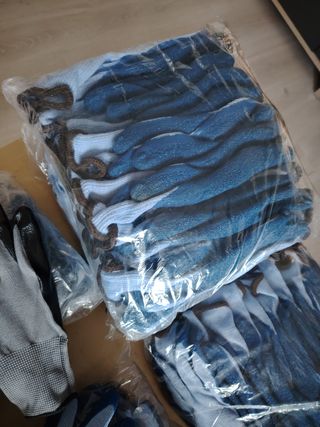 Lote de guantes de trabajo