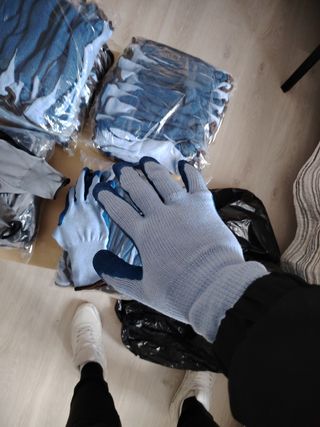 Lote de guantes de trabajo