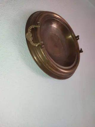 Brasero antiguo de latón