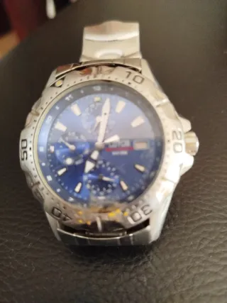 Reloj Lotus Cronógrafo Esferas Azules