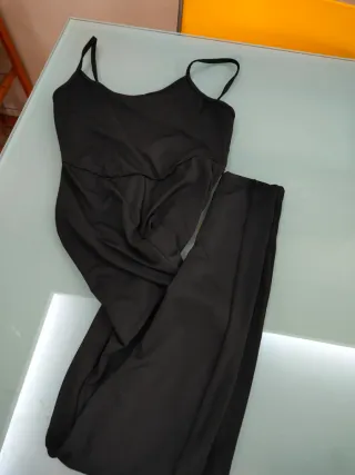 Tuta donna nera elasticizzata XS