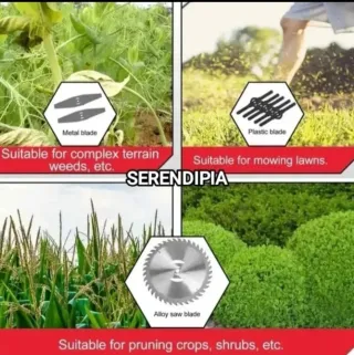 DESBROZADORA INALÁMBRICA RECARGABLE 2 BATERÍAS.