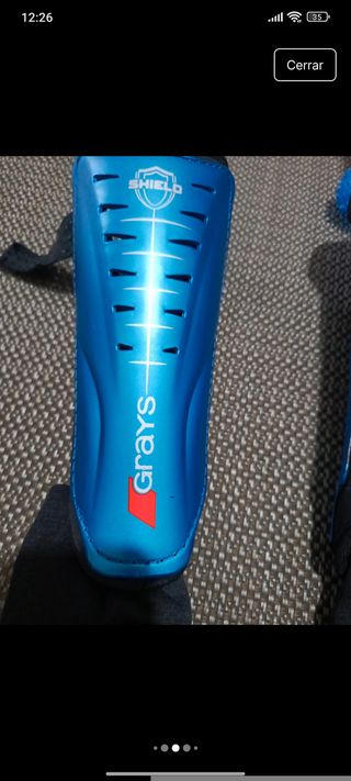 Espinilleras Grays Hockey Hierba Azul T