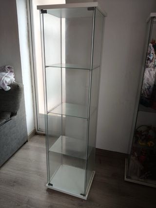 2 Vitrinas IKEA DETOLF Cristal