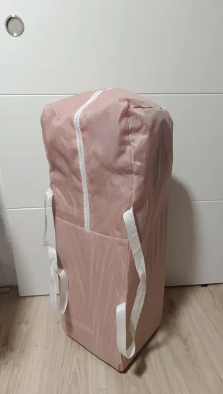 Cuna de viaje Kinderkraft rosa