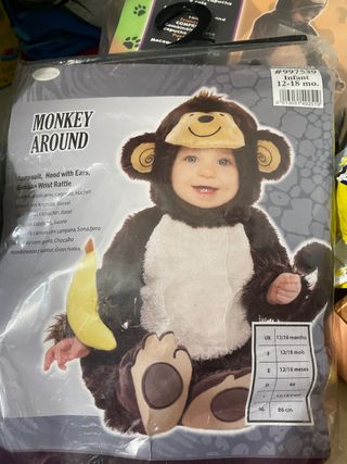 Disfraz de Mono para Bebé 12-18 meses