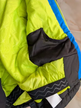 Chaqueta esquí niño azul y negro Wedze