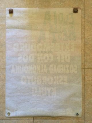 Cartel Concierto El Día de la Bestia Extremoduro