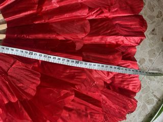 Abanico Flamenco Rojo Baile Danza Teatro Carnaval