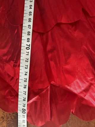 Abanico Flamenco Rojo Baile Danza Teatro Carnaval