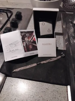 Bracciale Pandora Argento. Cm 18