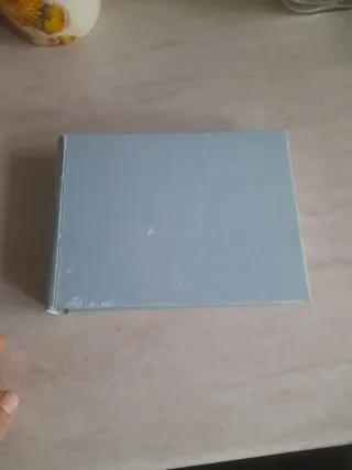 Album portafoto azzurro con decorazioni