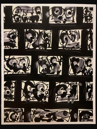 Litografía Saura 1990