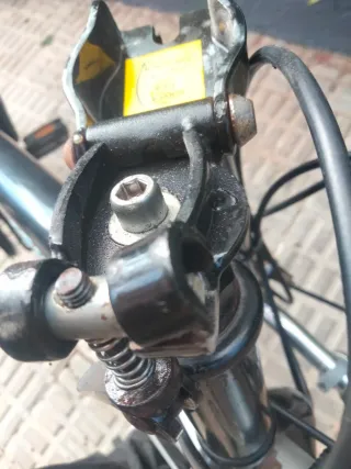 Bicicleta Plegable Negra