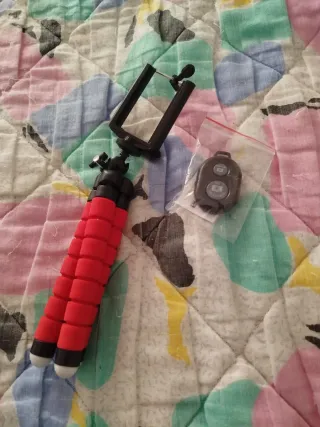Mini trípode para móvil con mando