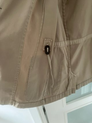 Chaqueta Americana Zara Beige