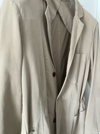 Chaqueta Americana Zara Beige