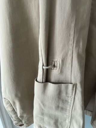 Chaqueta Americana Zara Beige